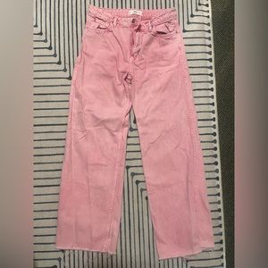 Mango Pink Boyfriend Jeans
